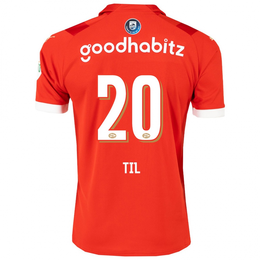 Herren Guus Til #20 Rot Heimtrikot Trikot 2023/24 T-Shirt