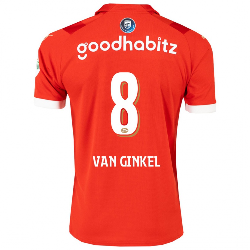 Herren Marco Van Ginkel #8 Rot Heimtrikot Trikot 2023/24 T-Shirt