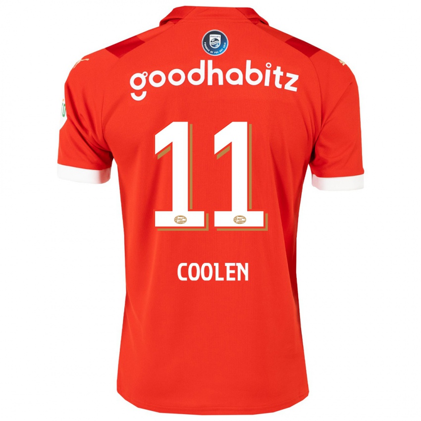 Herren Nadia Coolen #11 Rot Heimtrikot Trikot 2023/24 T-Shirt