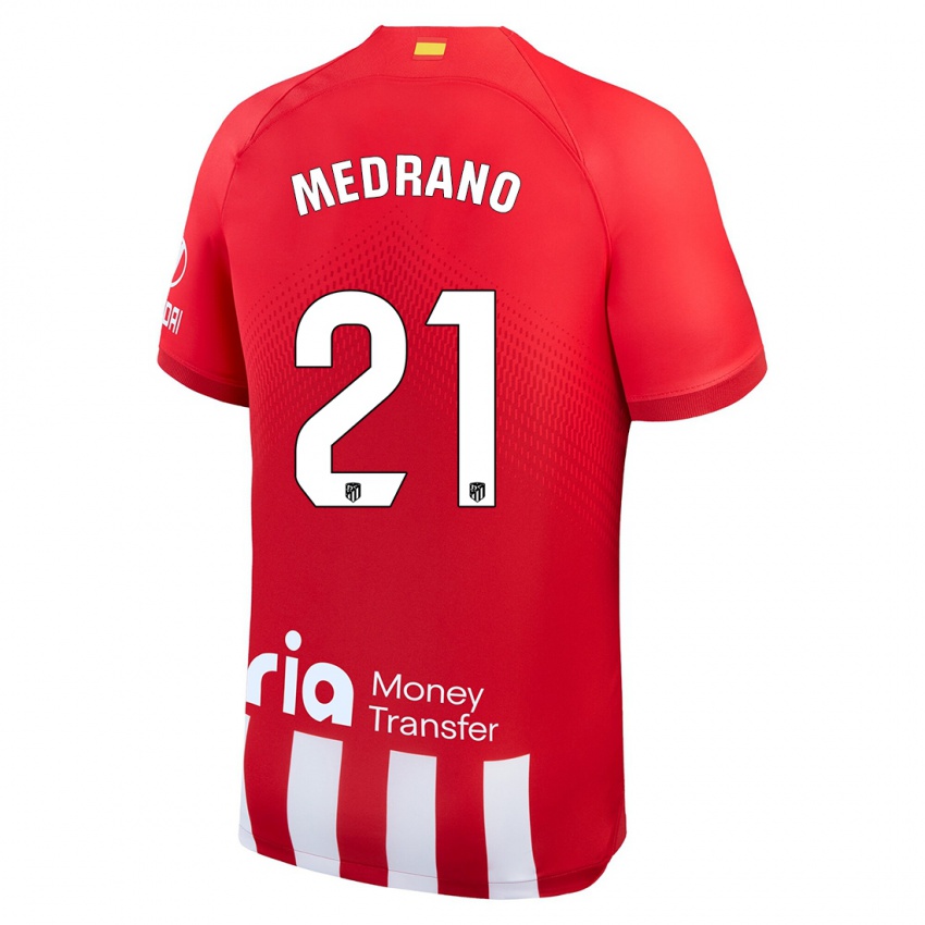Herren Fernando Medrano #21 Rot-Weiss Heimtrikot Trikot 2023/24 T-Shirt
