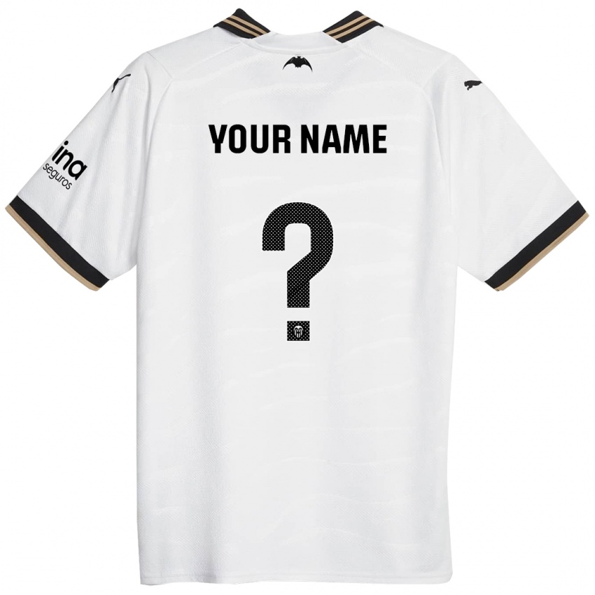 Herren Ihren Namen #0 Weiß Heimtrikot Trikot 2023/24 T-Shirt
