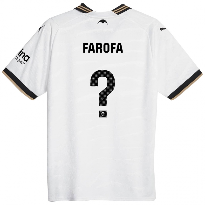 Herren Rodrigo Farofa #0 Weiß Heimtrikot Trikot 2023/24 T-Shirt