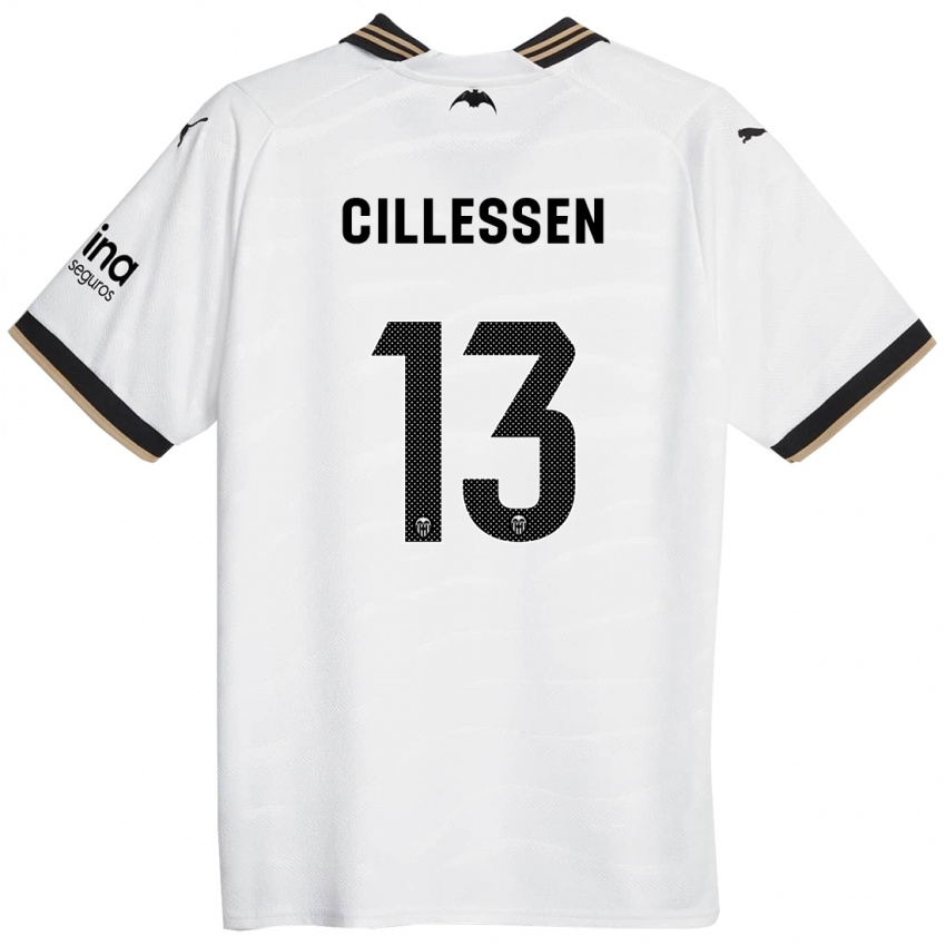 Herren Jasper Cillessen #13 Weiß Heimtrikot Trikot 2023/24 T-Shirt