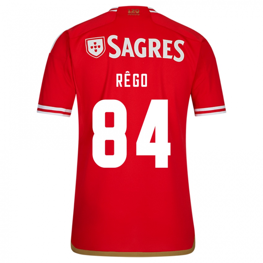 Herren João Rêgo #84 Rot Heimtrikot Trikot 2023/24 T-Shirt