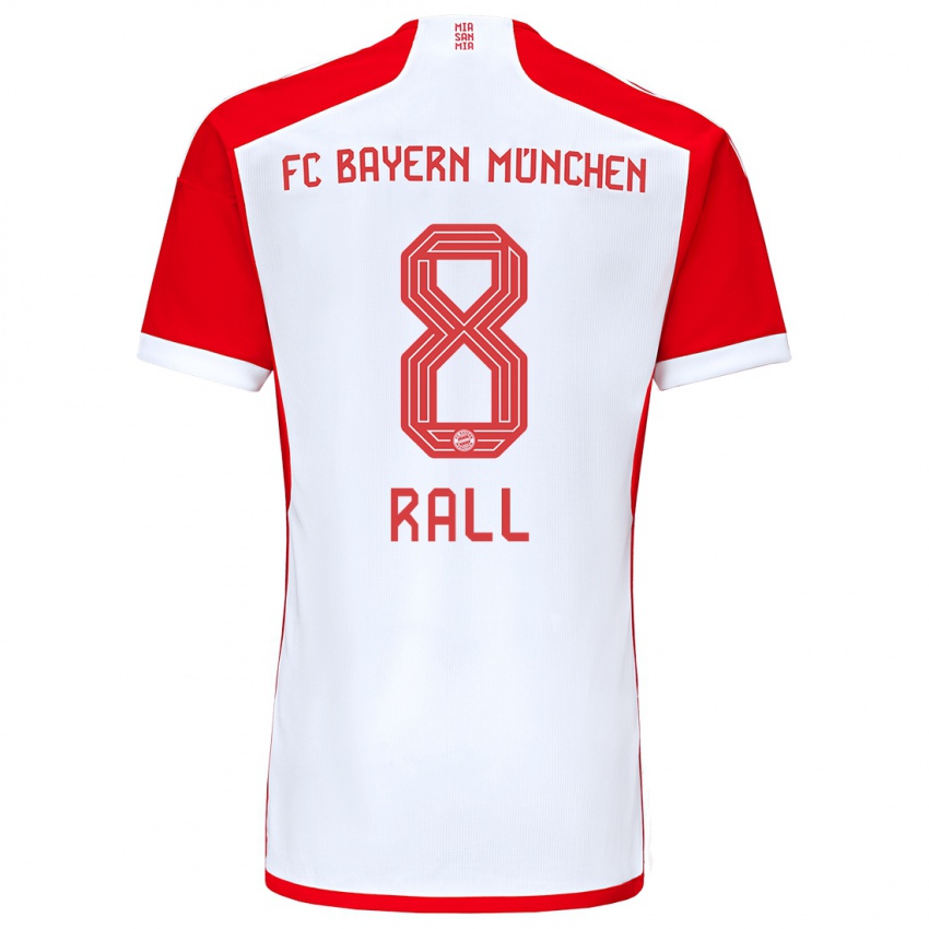 Herren Maximiliane Rall #8 Rot-Weiss Heimtrikot Trikot 2023/24 T-Shirt