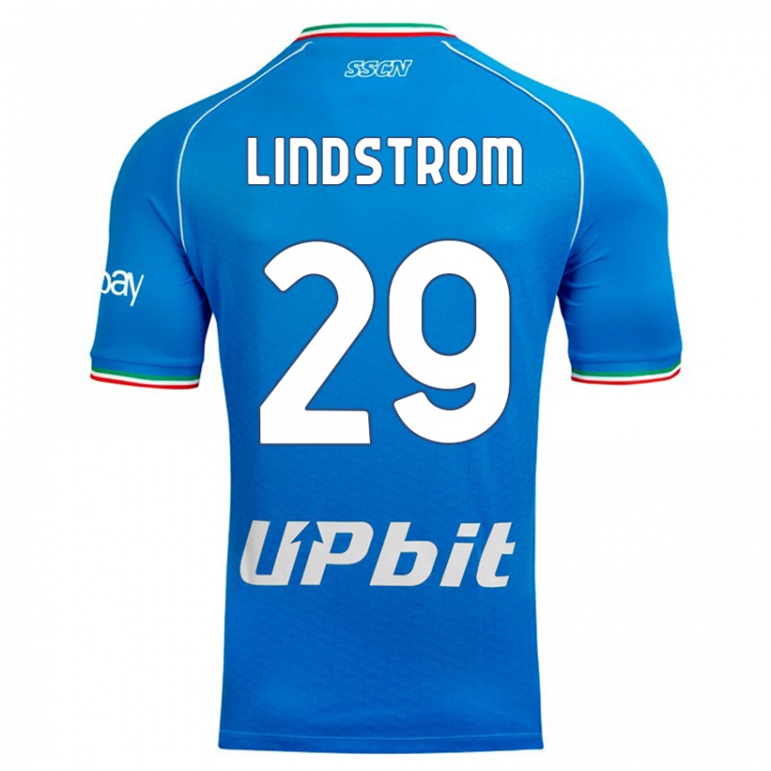 Herren Jesper Lindstrom #29 Himmelblau Heimtrikot Trikot 2023/24 T-Shirt