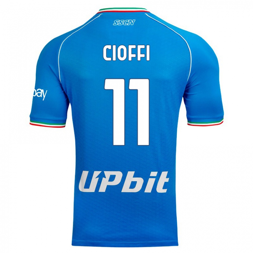 Herren Antonio Cioffi #11 Himmelblau Heimtrikot Trikot 2023/24 T-Shirt