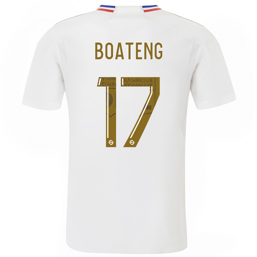 Herren Jerome Boateng #17 Weiß Heimtrikot Trikot 2023/24 T-Shirt