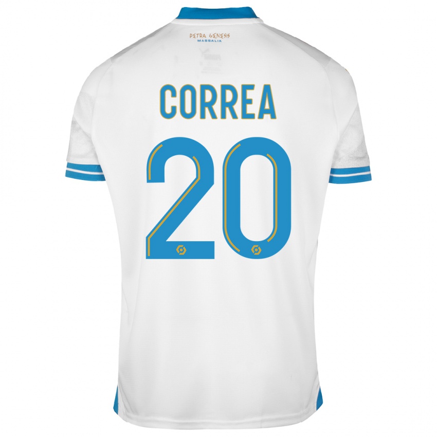 Herren Joaquin Correa #20 Weiß Heimtrikot Trikot 2023/24 T-Shirt