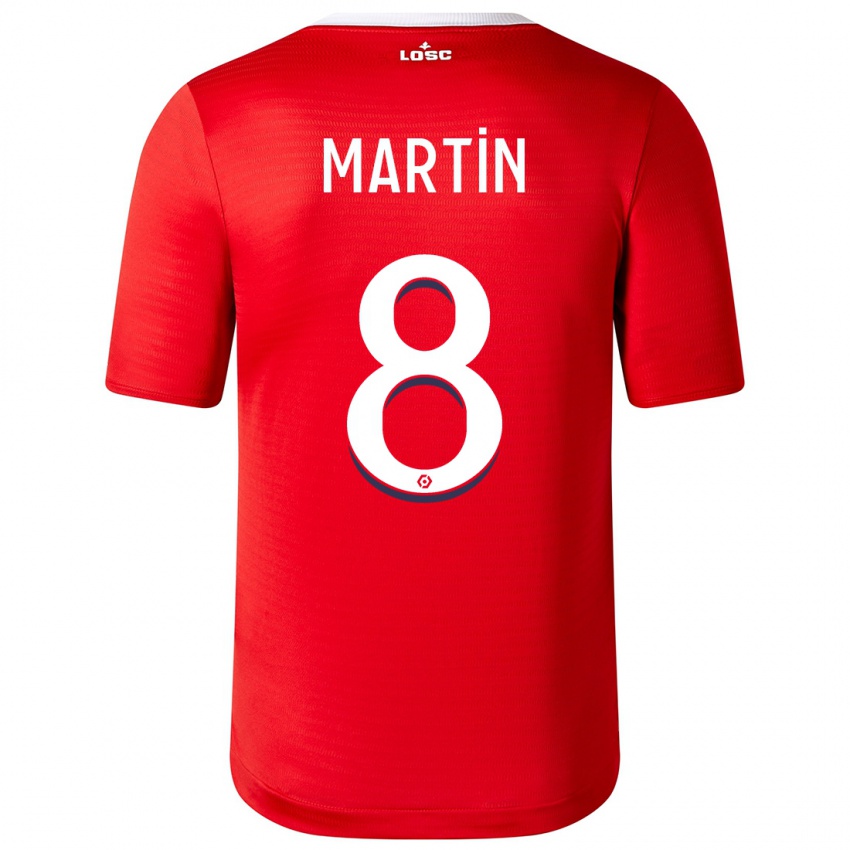 Herren Jonas Martin #8 Rot Heimtrikot Trikot 2023/24 T-Shirt