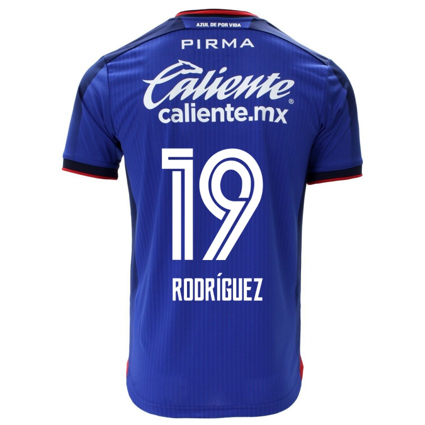 Herren Carlos Rodriguez #19 Blau Heimtrikot Trikot 2023/24 T-Shirt