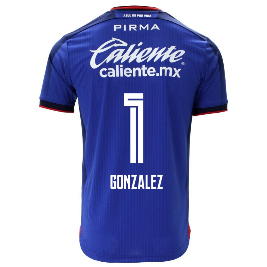 Herren Itzayana Gonzalez #1 Blau Heimtrikot Trikot 2023/24 T-Shirt
