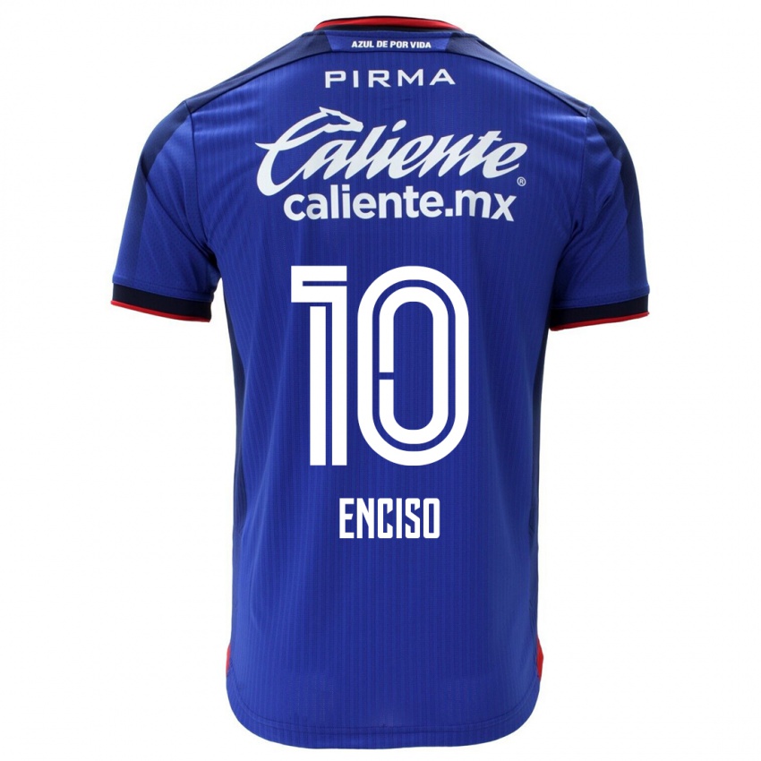 Herren Martha Enciso #10 Blau Heimtrikot Trikot 2023/24 T-Shirt