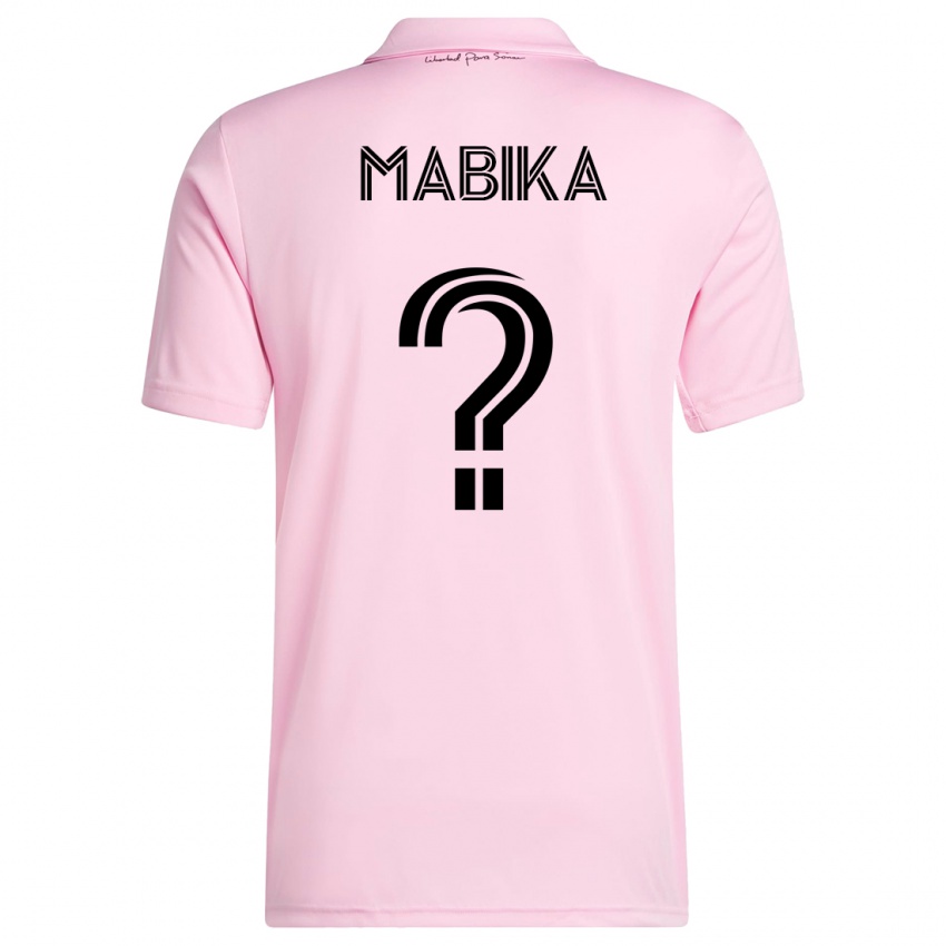 Herren Aimé Mabika #0 Rosa Heimtrikot Trikot 2023/24 T-Shirt