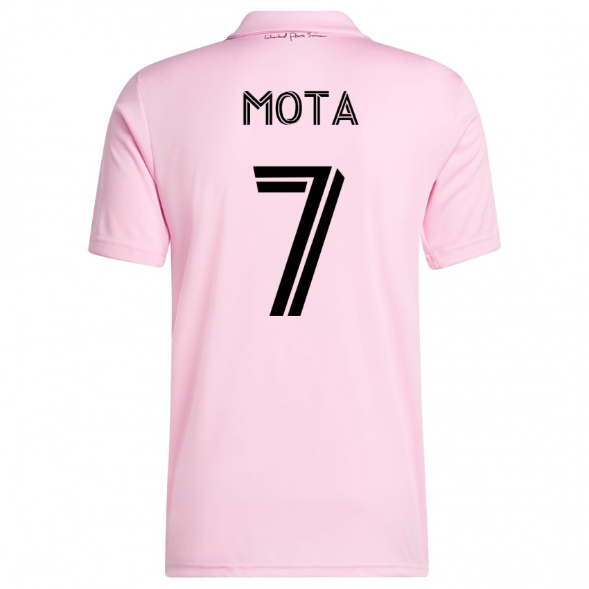 Herren Jean Mota #7 Rosa Heimtrikot Trikot 2023/24 T-Shirt