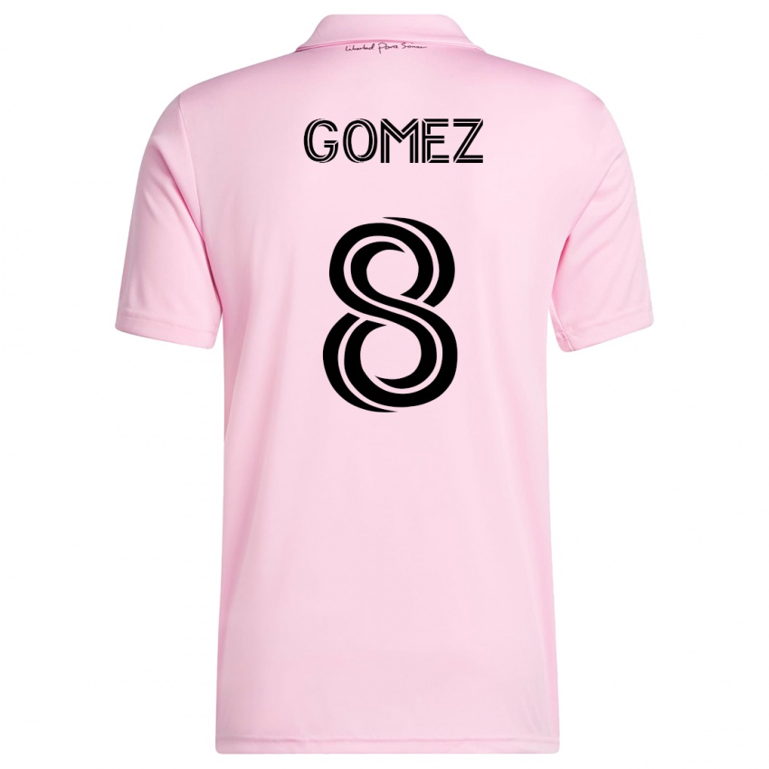 Herren Diego Gómez #8 Rosa Heimtrikot Trikot 2023/24 T-Shirt