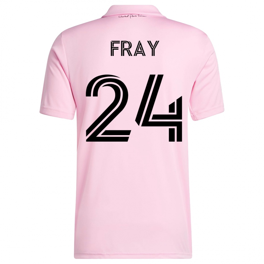 Herren Ian Fray #24 Rosa Heimtrikot Trikot 2023/24 T-Shirt