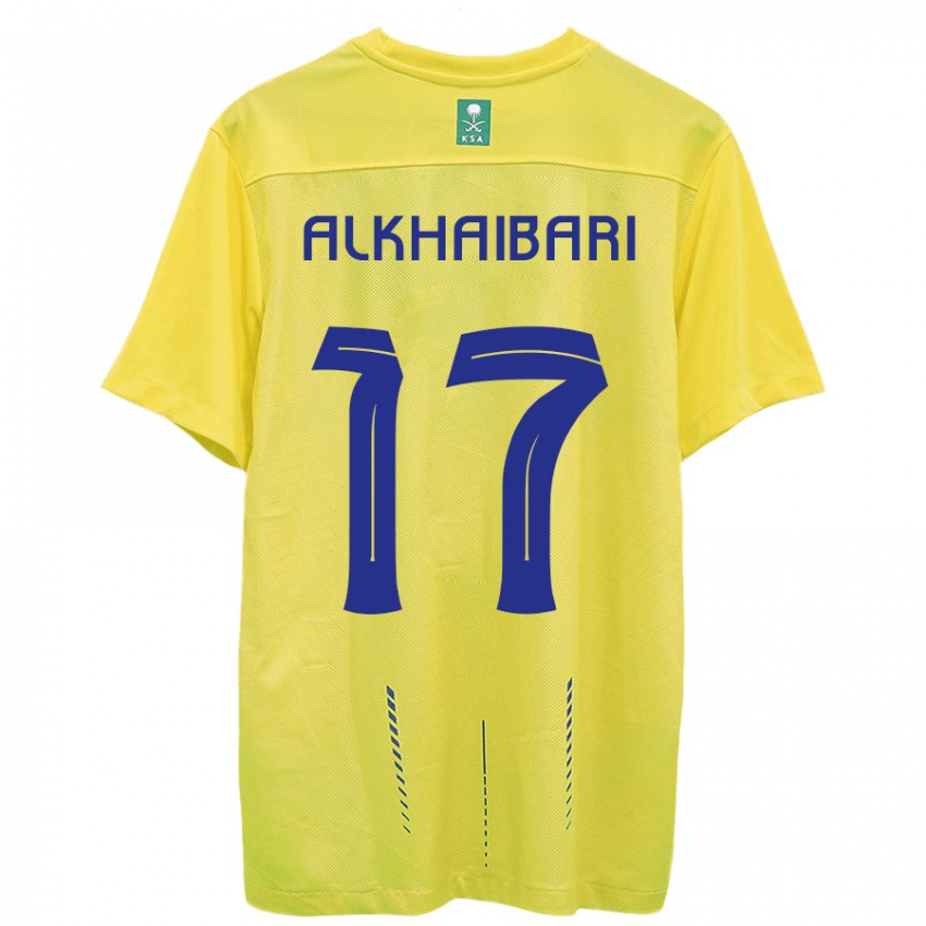 Herren Abdullah Al-Khaibari #17 Gelb Heimtrikot Trikot 2023/24 T-Shirt