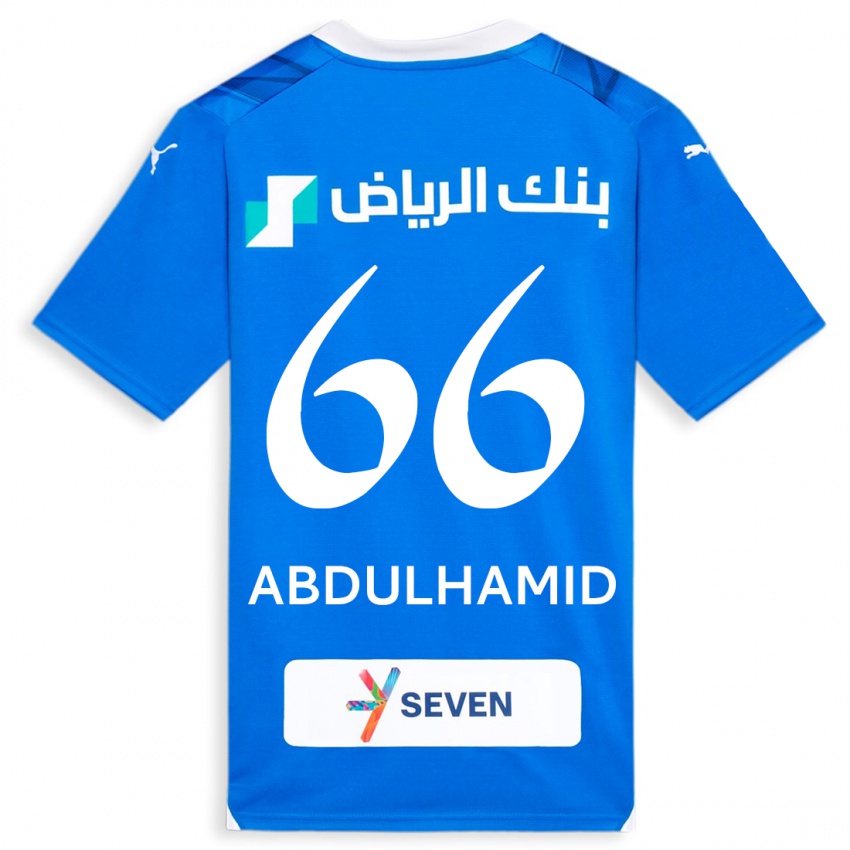 Herren Saud Abdulhamid #66 Blau Heimtrikot Trikot 2023/24 T-Shirt