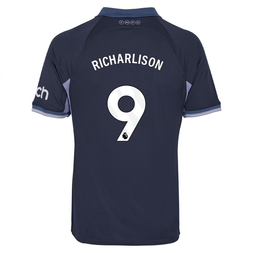 Herren Richarlison #9 Dunkelblau Auswärtstrikot Trikot 2023/24 T-Shirt