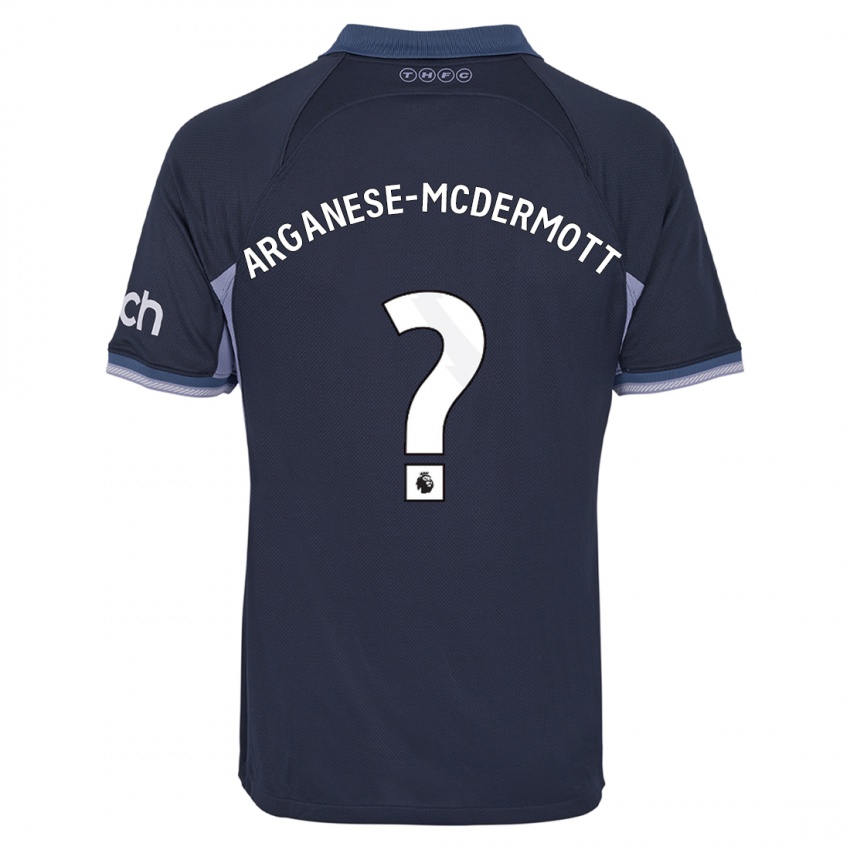 Herren Pele Arganese-Mcdermott #0 Dunkelblau Auswärtstrikot Trikot 2023/24 T-Shirt