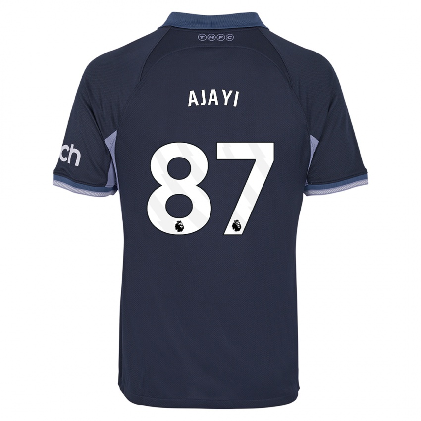 Herren Damola Ajayi #87 Dunkelblau Auswärtstrikot Trikot 2023/24 T-Shirt