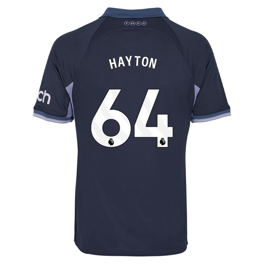 Herren Adam Hayton #64 Dunkelblau Auswärtstrikot Trikot 2023/24 T-Shirt