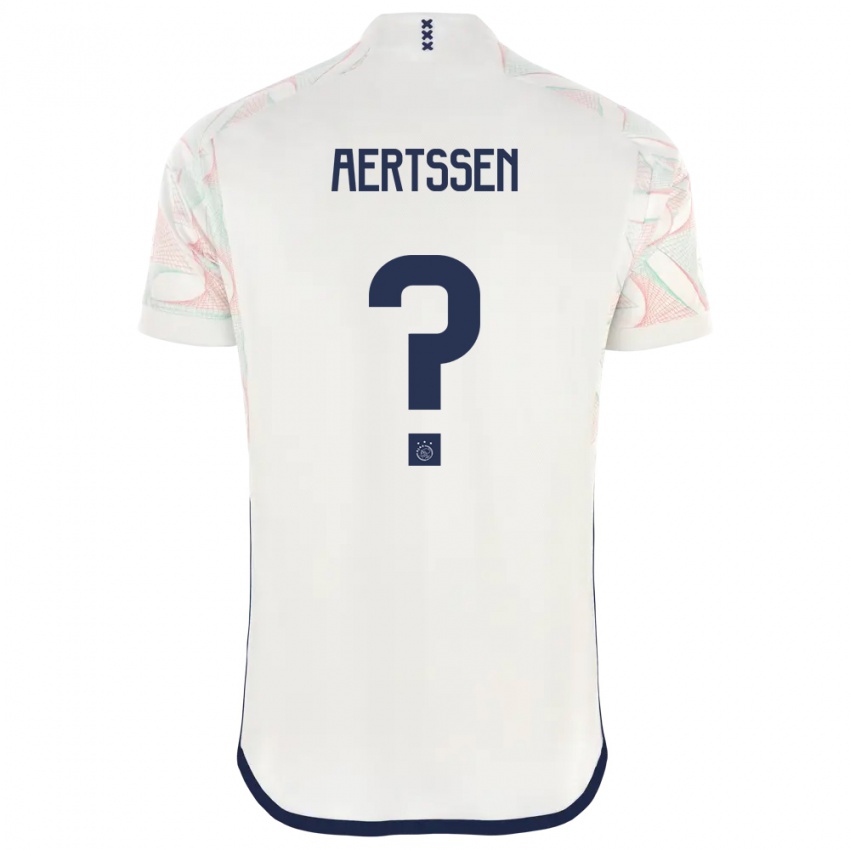 Herren Olivier Aertssen #0 Weiß Auswärtstrikot Trikot 2023/24 T-Shirt