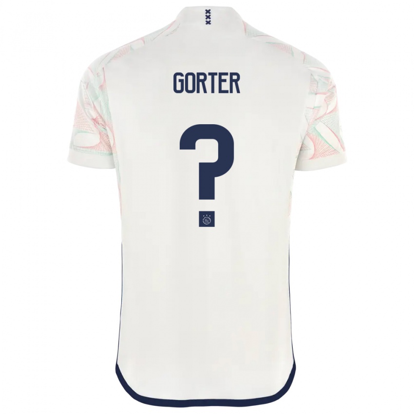 Herren Olaf Gorter #0 Weiß Auswärtstrikot Trikot 2023/24 T-Shirt