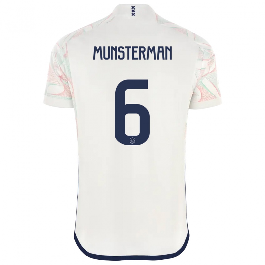 Herren Marthe Munsterman #6 Weiß Auswärtstrikot Trikot 2023/24 T-Shirt