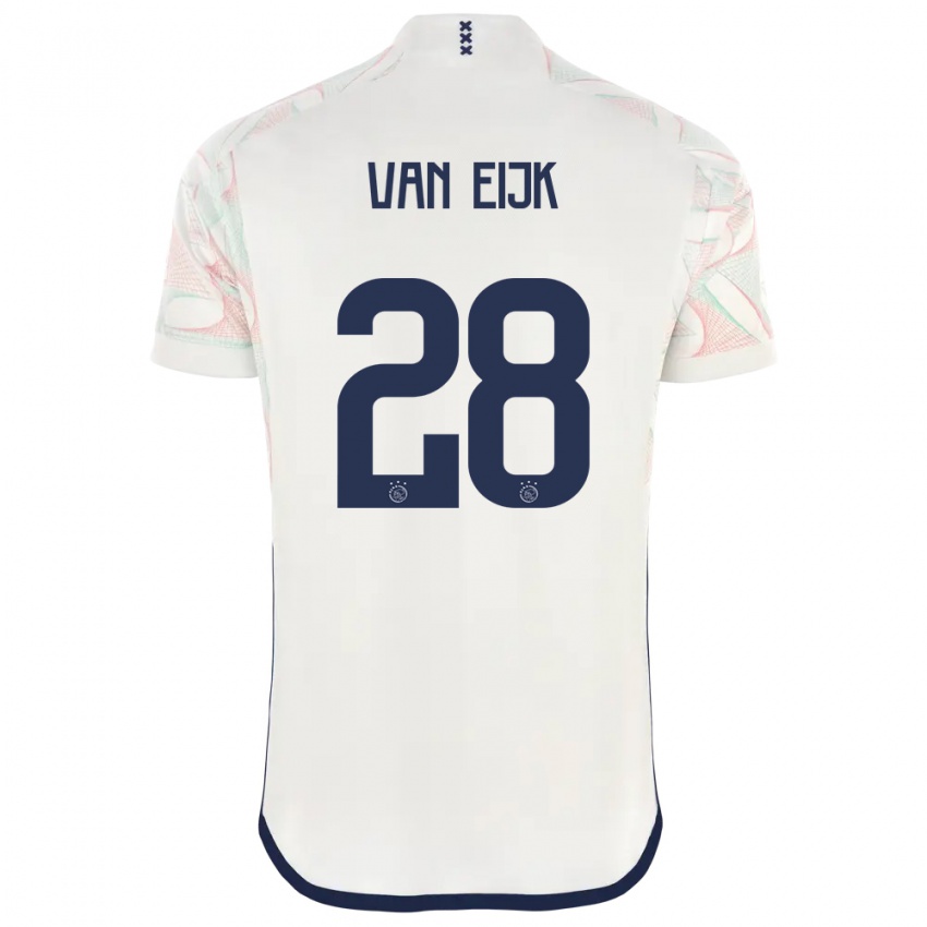 Herren Regina Van Eijk #28 Weiß Auswärtstrikot Trikot 2023/24 T-Shirt