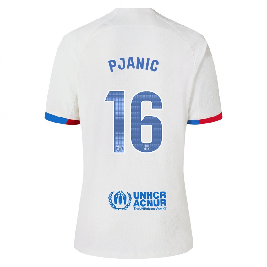 Herren Miralem Pjanic #16 Weiß Auswärtstrikot Trikot 2023/24 T-Shirt