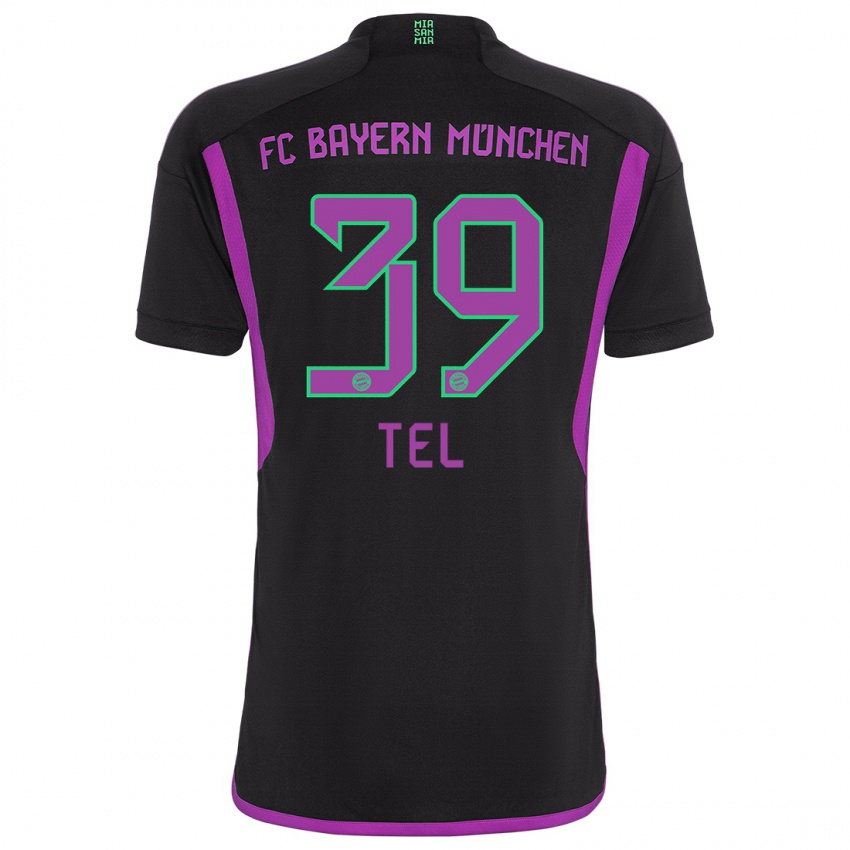 Herren Mathys Tel #39 Schwarz Auswärtstrikot Trikot 2023/24 T-Shirt