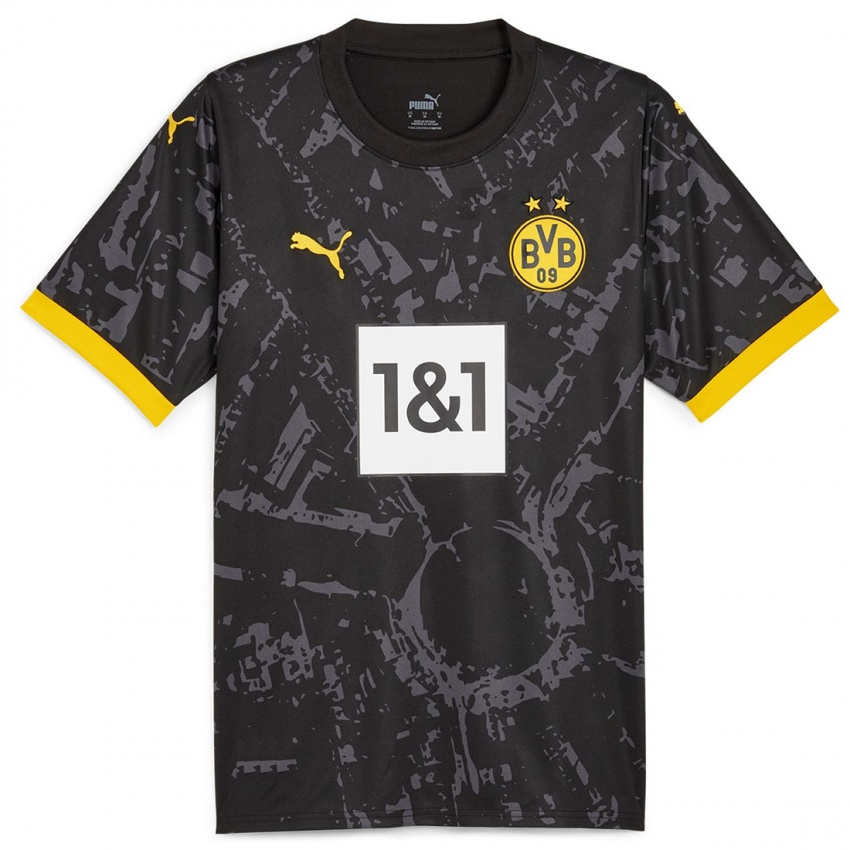 Herren Sebastien Haller #9 Schwarz Auswärtstrikot Trikot 2023/24 T-Shirt