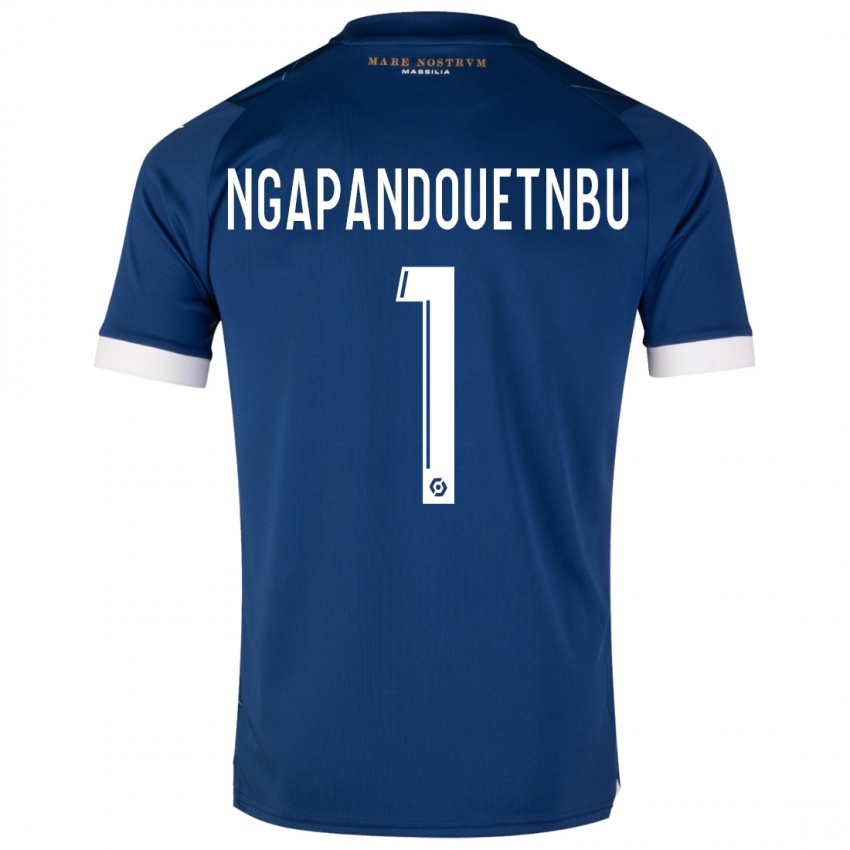 Herren Simon Ngapandouetnbu #1 Dunkelblau Auswärtstrikot Trikot 2023/24 T-Shirt