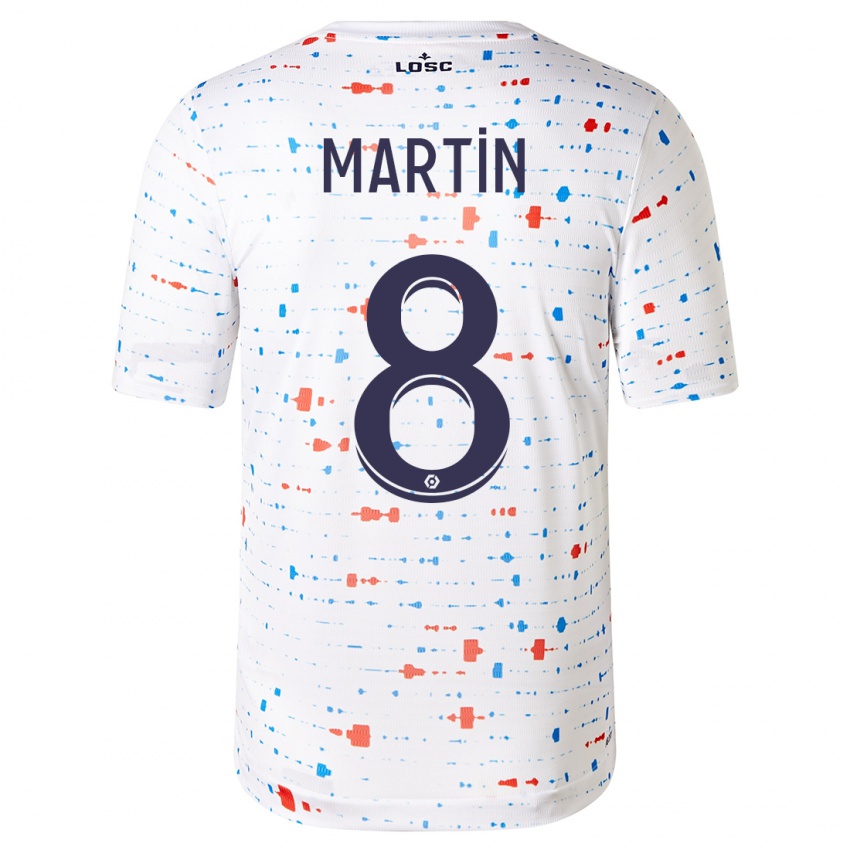 Herren Jonas Martin #8 Weiß Auswärtstrikot Trikot 2023/24 T-Shirt