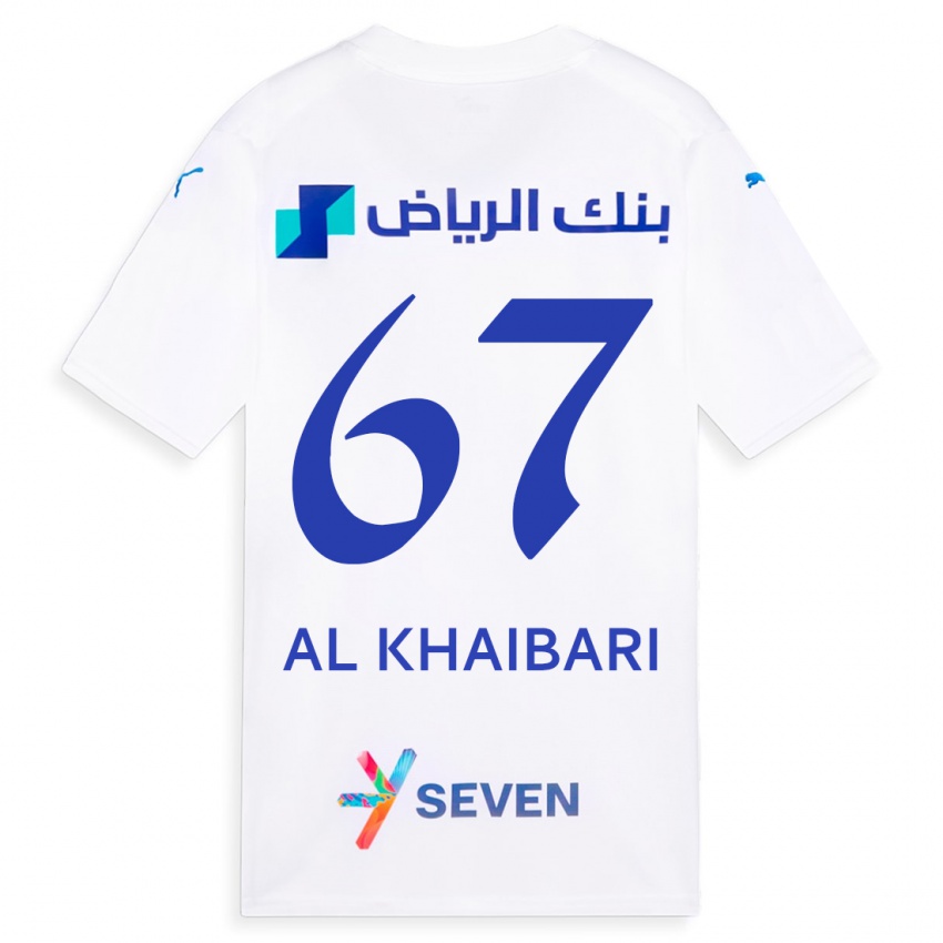 Herren Mohammed Al-Khaibari #67 Weiß Auswärtstrikot Trikot 2023/24 T-Shirt