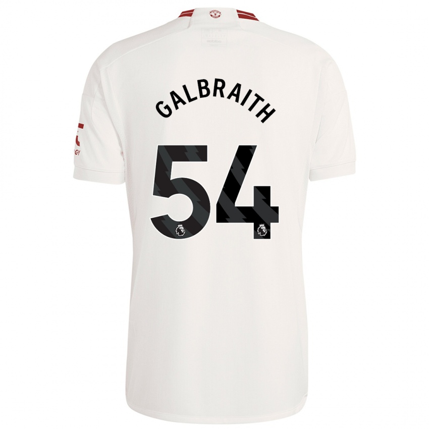 Herren Ethan Galbraith #54 Weiß Ausweichtrikot Trikot 2023/24 T-Shirt