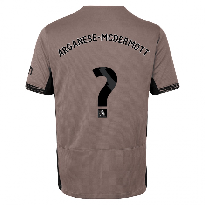 Herren Pele Arganese-Mcdermott #0 Dunkelbeige Ausweichtrikot Trikot 2023/24 T-Shirt
