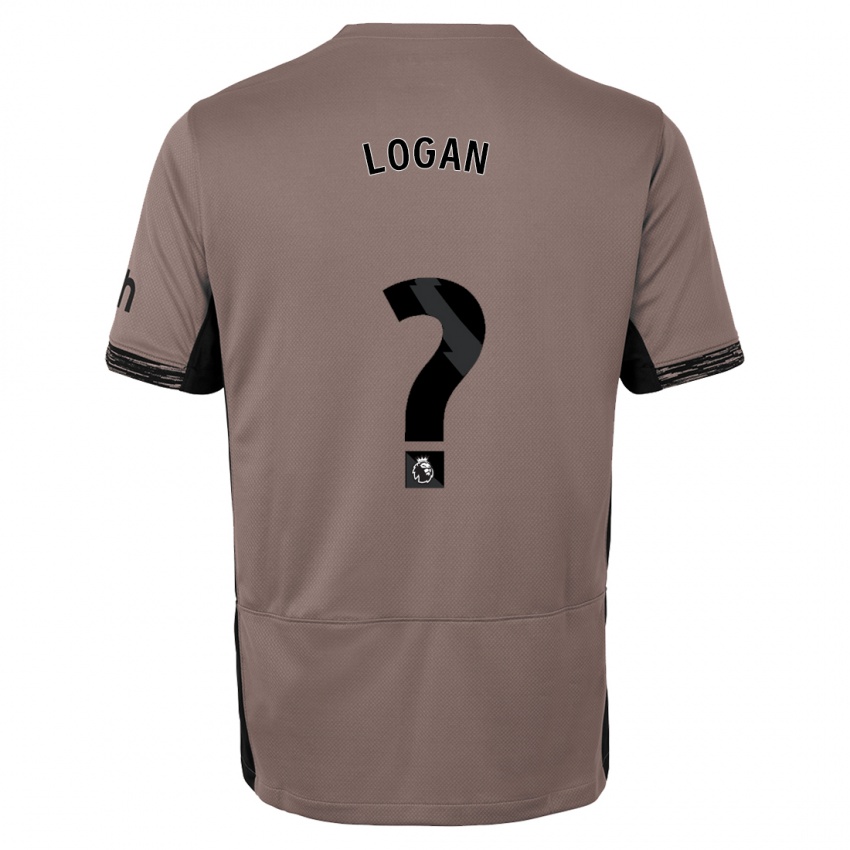 Herren Calum Logan #0 Dunkelbeige Ausweichtrikot Trikot 2023/24 T-Shirt