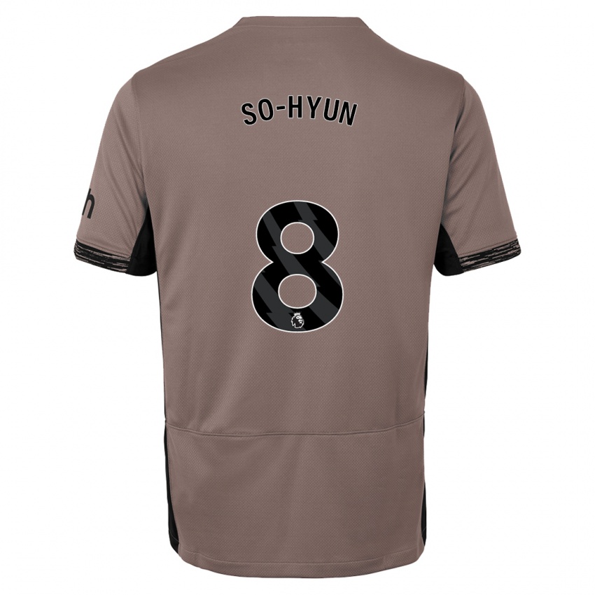 Herren Cho So-Hyun #8 Dunkelbeige Ausweichtrikot Trikot 2023/24 T-Shirt