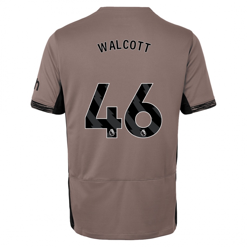 Herren Malachi Fagan Walcott #46 Dunkelbeige Ausweichtrikot Trikot 2023/24 T-Shirt