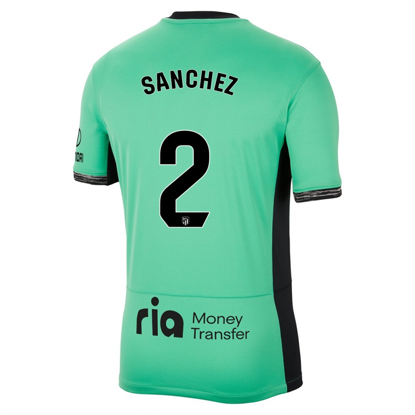 Herren Ricard Sanchez #2 Frühlingsgrün Ausweichtrikot Trikot 2023/24 T-Shirt