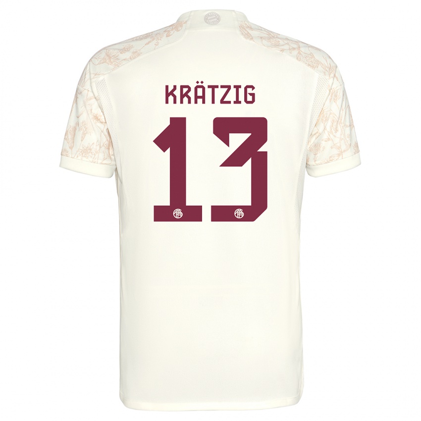 Herren Frans Krätzig #13 Cremefarben Ausweichtrikot Trikot 2023/24 T-Shirt