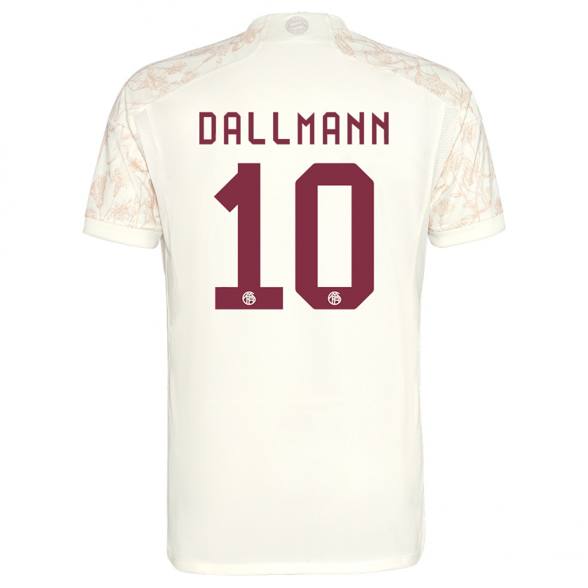 Herren Linda Dallmann #10 Cremefarben Ausweichtrikot Trikot 2023/24 T-Shirt
