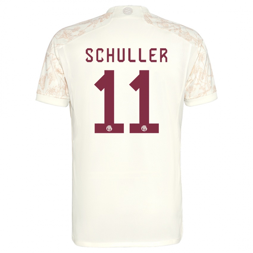 Herren Lea Schuller #11 Cremefarben Ausweichtrikot Trikot 2023/24 T-Shirt