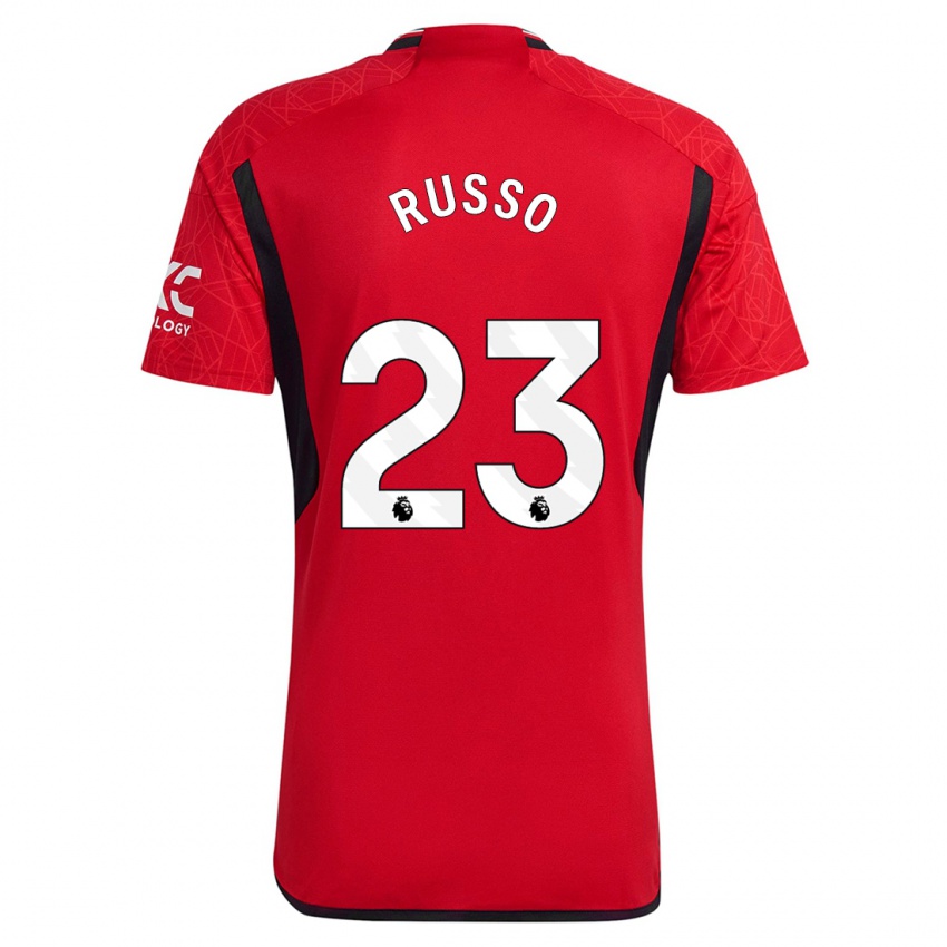 Damen Alessia Russo #23 Rot Heimtrikot Trikot 2023/24 T-Shirt