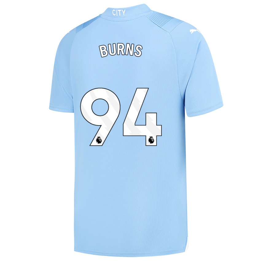 Damen Finley Burns #94 Hellblau Heimtrikot Trikot 2023/24 T-Shirt