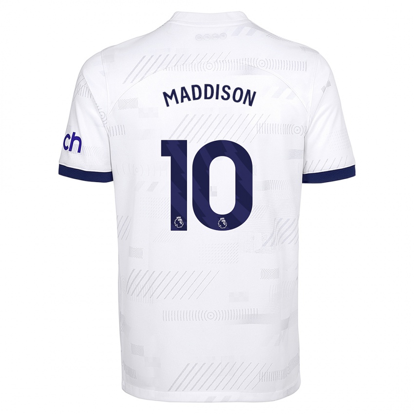 Damen James Maddison #10 Weiß Heimtrikot Trikot 2023/24 T-Shirt