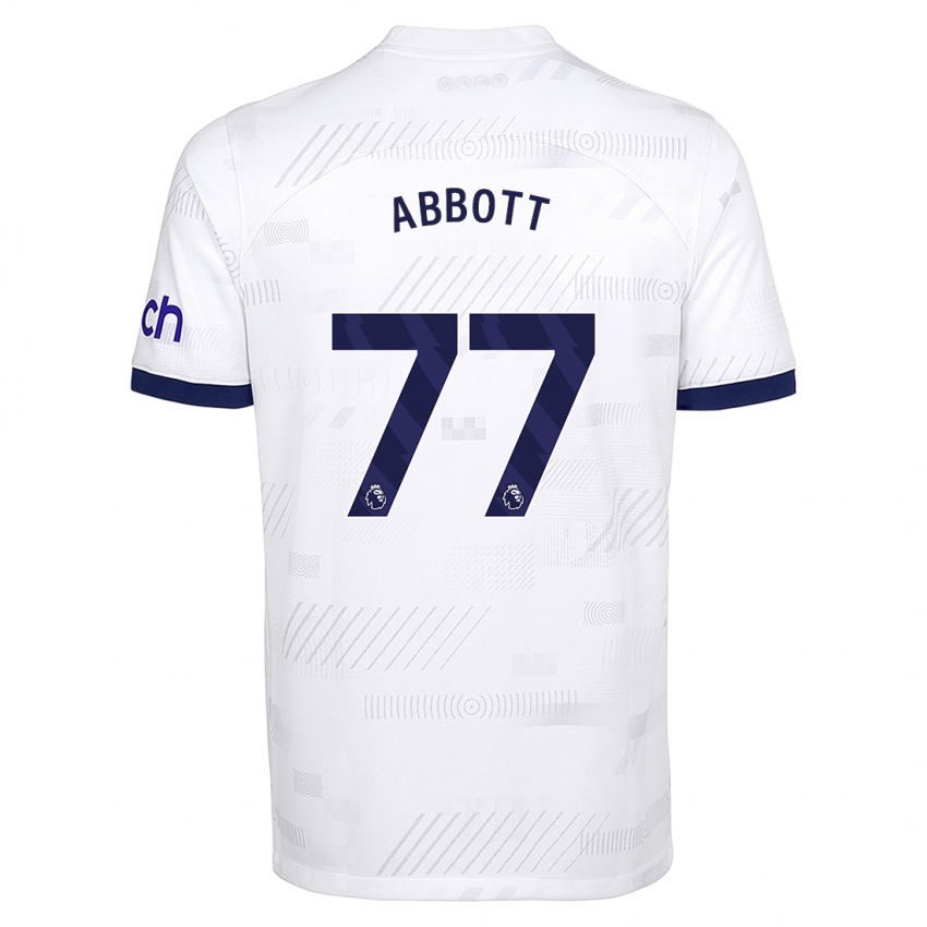 Damen George Abbott #77 Weiß Heimtrikot Trikot 2023/24 T-Shirt